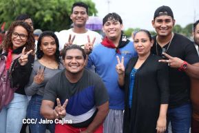 Multitudinaria caminata en saludo al 44/19 y homenaje a la gesta heroica de Julio Buitrago