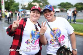 Multitudinaria caminata en saludo al 44/19 y homenaje a la gesta heroica de Julio Buitrago