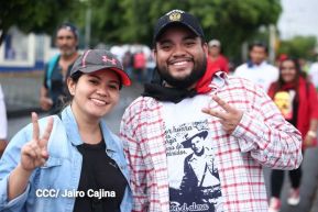 Multitudinaria caminata en saludo al 44/19 y homenaje a la gesta heroica de Julio Buitrago