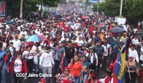 Multitudinaria caminata en saludo al 44/19 y homenaje a la gesta heroica de Julio Buitrago
