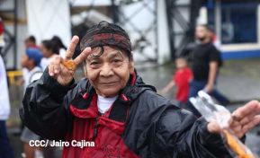 Multitudinaria caminata en saludo al 44/19 y homenaje a la gesta heroica de Julio Buitrago