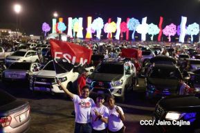 Así celebran las familias nicaragüenses la vigilia para recibir el 44/19 del triunfo de la Revolución Sandinista 