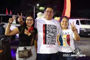 Así celebran las familias nicaragüenses la vigilia para recibir el 44/19 del triunfo de la Revolución Sandinista 
