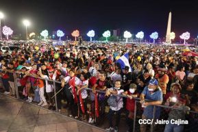 Así celebran las familias nicaragüenses la vigilia para recibir el 44/19 del triunfo de la Revolución Sandinista 