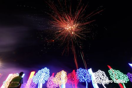 Así celebran las familias nicaragüenses la vigilia para recibir el 44/19 del triunfo de la Revolución Sandinista 