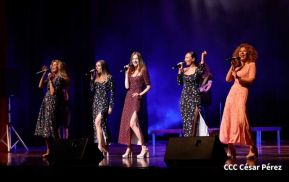Presentación del Coro Turetsky en el Teatro Nacional Rubén Darío, Nicaragua