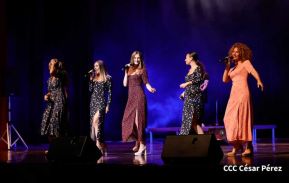 Presentación del Coro Turetsky en el Teatro Nacional Rubén Darío, Nicaragua