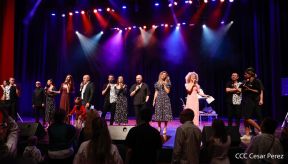 Presentación del Coro Turetsky en el Teatro Nacional Rubén Darío, Nicaragua