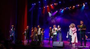 Presentación del Coro Turetsky en el Teatro Nacional Rubén Darío, Nicaragua