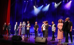 Presentación del Coro Turetsky en el Teatro Nacional Rubén Darío, Nicaragua