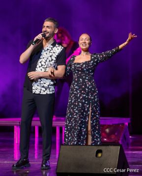 Presentación del Coro Turetsky en el Teatro Nacional Rubén Darío, Nicaragua