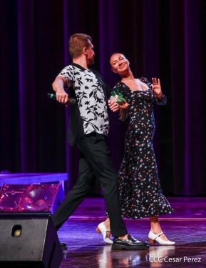 Presentación del Coro Turetsky en el Teatro Nacional Rubén Darío, Nicaragua