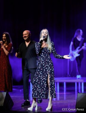 Presentación del Coro Turetsky en el Teatro Nacional Rubén Darío, Nicaragua