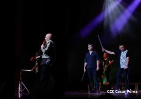 Presentación del Coro Turetsky en el Teatro Nacional Rubén Darío, Nicaragua
