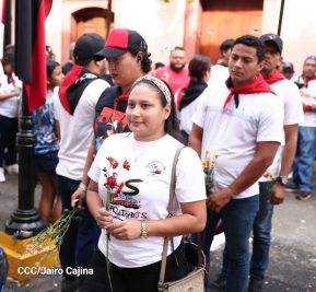 Conmemoración a los héroes y mártires del 23 de julio de 1959 en León