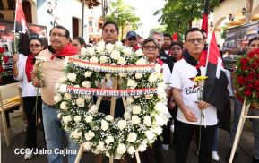 Conmemoración a los héroes y mártires del 23 de julio de 1959 en León
