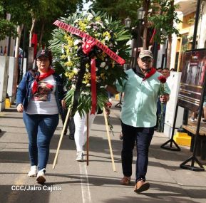 Conmemoración a los héroes y mártires del 23 de julio de 1959 en León