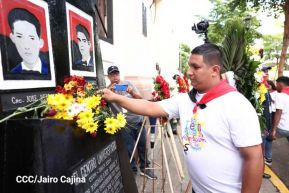 Conmemoración a los héroes y mártires del 23 de julio de 1959 en León