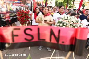 Conmemoración a los héroes y mártires del 23 de julio de 1959 en León
