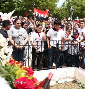 Conmemoración a los héroes y mártires del 23 de julio de 1959 en León