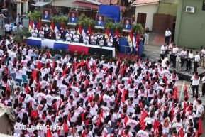 Conmemoración a los héroes y mártires del 23 de julio de 1959 en León
