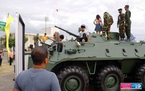 Segundo día de la Exposición Estática del Ejército de Nicaragua