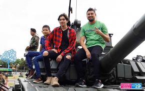 Segundo día de la Exposición Estática del Ejército de Nicaragua