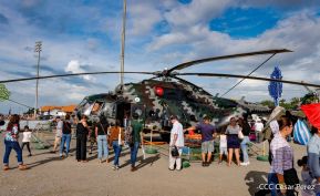 Segundo día de la Exposición Estática del Ejército de Nicaragua