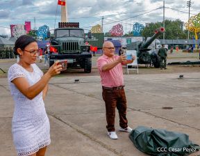 Segundo día de la Exposición Estática del Ejército de Nicaragua