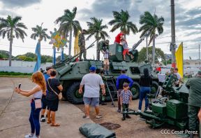 Segundo día de la Exposición Estática del Ejército de Nicaragua