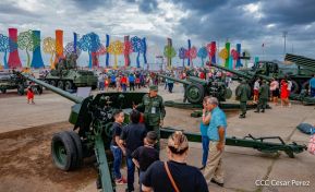 Segundo día de la Exposición Estática del Ejército de Nicaragua