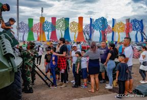 Segundo día de la Exposición Estática del Ejército de Nicaragua