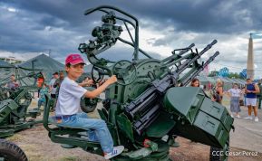 Segundo día de la Exposición Estática del Ejército de Nicaragua