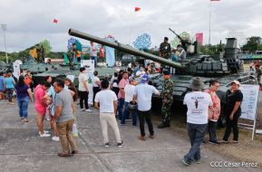 Segundo día de la Exposición Estática del Ejército de Nicaragua