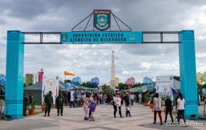 Segundo día de la Exposición Estática del Ejército de Nicaragua