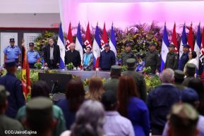 Acto del 43 aniversario de la constitución de la Fuerza Naval del Ejército de Nicaragua