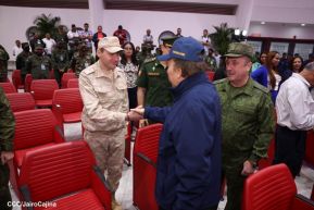 Acto del 43 aniversario de la constitución de la Fuerza Naval del Ejército de Nicaragua