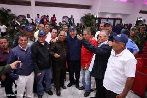 Acto del 43 aniversario de la constitución de la Fuerza Naval del Ejército de Nicaragua