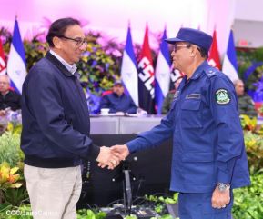 Acto del 43 aniversario de la constitución de la Fuerza Naval del Ejército de Nicaragua