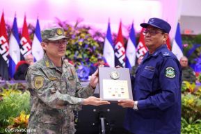 Acto del 43 aniversario de la constitución de la Fuerza Naval del Ejército de Nicaragua