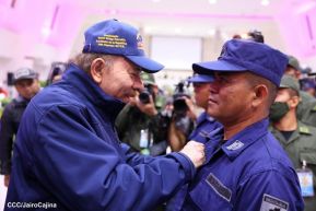 Acto del 43 aniversario de la constitución de la Fuerza Naval del Ejército de Nicaragua