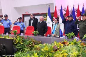 Acto del 43 aniversario de la constitución de la Fuerza Naval del Ejército de Nicaragua