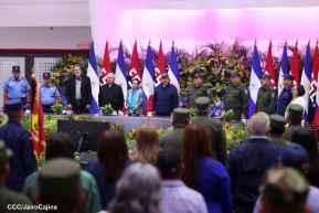 Acto del 43 aniversario de la constitución de la Fuerza Naval del Ejército de Nicaragua