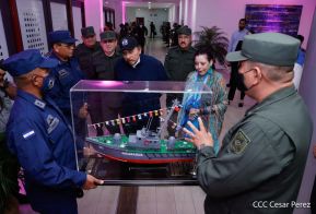 Acto del 43 aniversario de la constitución de la Fuerza Naval del Ejército de Nicaragua