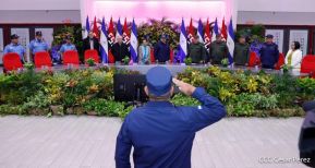 Acto del 43 aniversario de la constitución de la Fuerza Naval del Ejército de Nicaragua