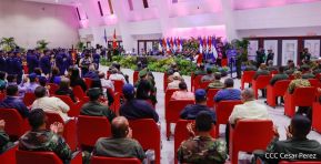 Acto del 43 aniversario de la constitución de la Fuerza Naval del Ejército de Nicaragua