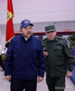 Acto del 43 aniversario de la constitución de la Fuerza Naval del Ejército de Nicaragua