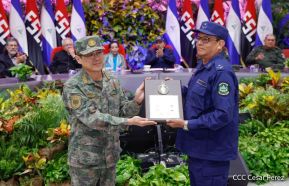 Acto del 43 aniversario de la constitución de la Fuerza Naval del Ejército de Nicaragua