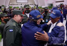 Acto del 43 aniversario de la constitución de la Fuerza Naval del Ejército de Nicaragua