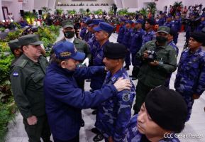 Acto del 43 aniversario de la constitución de la Fuerza Naval del Ejército de Nicaragua